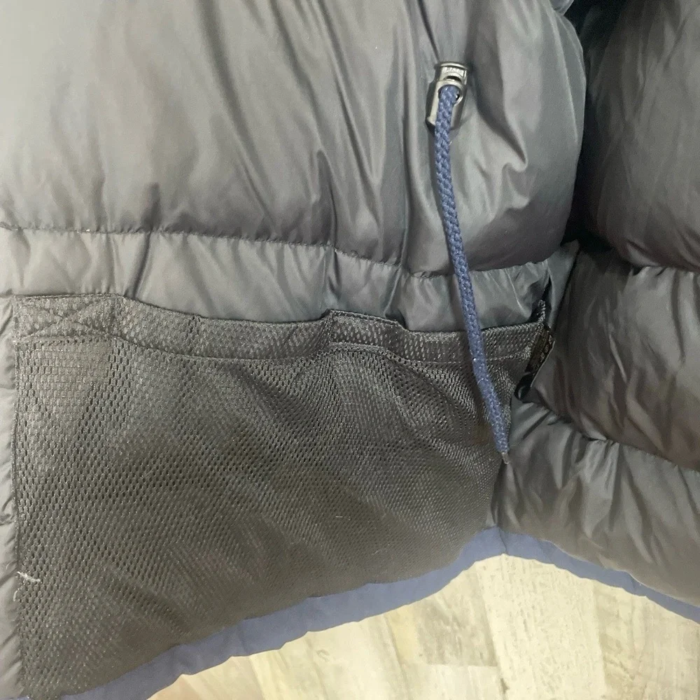 Eddie Bauer Vintage 100% Down Filled Coat Jacket‎ size XXL Navy Outdoor Winter